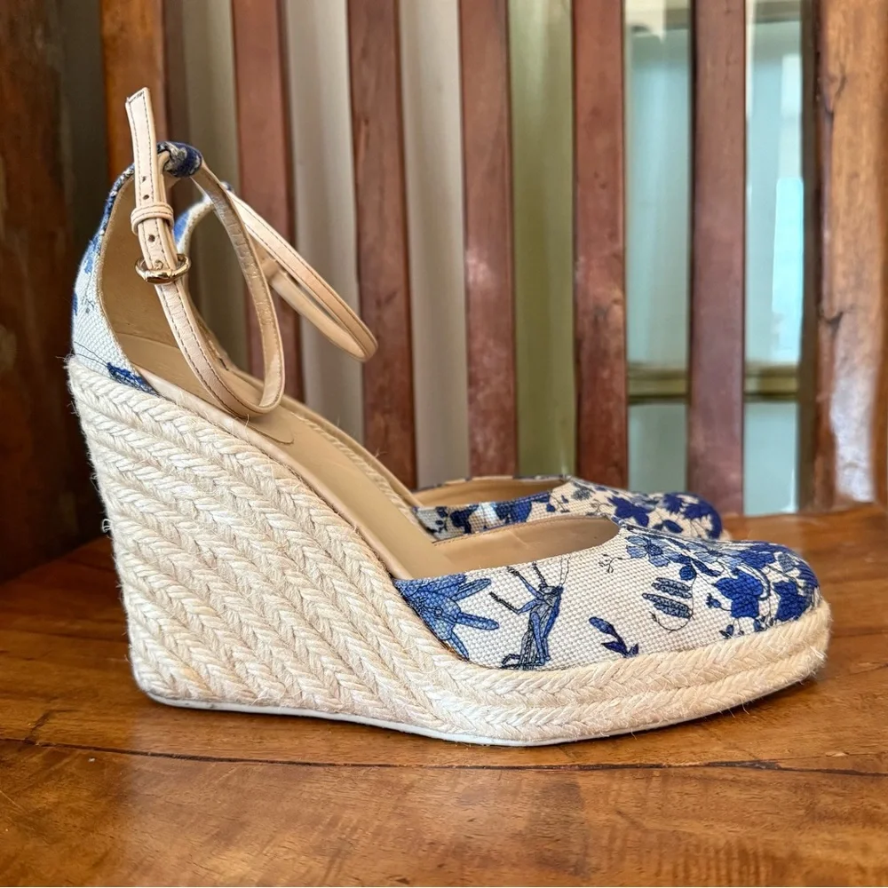 Gucci Cruise 2007 Runway Flora Espadrille Wedges – 7.5 - Picture 4 of 16